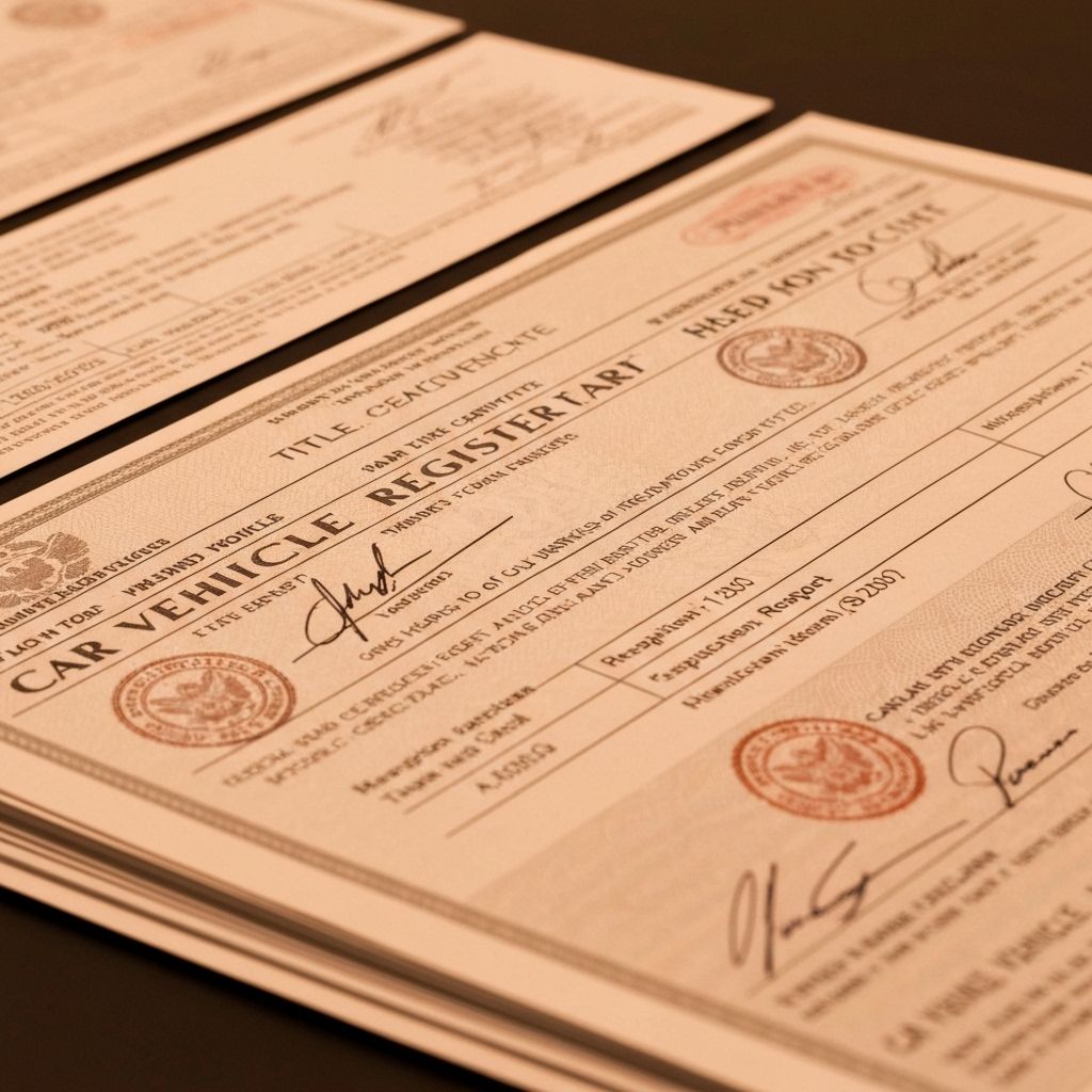 Motor Vehicle Documentation & Licensing